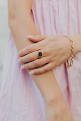 The Maddie Ring in Onyx | Baltic Born