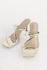 Lavon Slim Flared Heel | Baltic Born Gold
