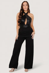 Reign Halter Jumpsuit | Baltic Born Black