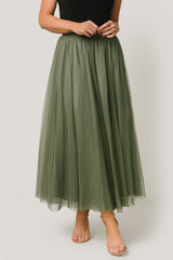 Mila Tulle Skirt | Baltic Born Dark Sage