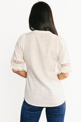 Alba Button Up Top | Baltic Born Ivory