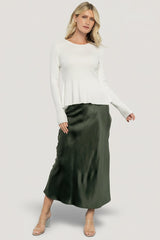 Ainsley Ribbed Top | Baltic Born Off White