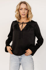 Westminster Satin Top | Baltic Born Black