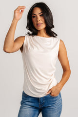 Jia Ruched Tank Top | Baltic Born Beige