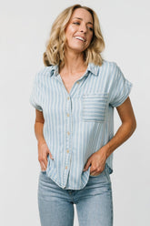 Berkley Striped Top | Baltic Born Denim Blue