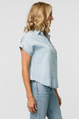 Berkley Striped Top | Baltic Born Denim Blue