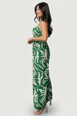 Linda Jumpsuit | Baltic Born Green Print