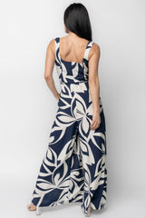 Manuela Wide Leg Jumpsuit | Baltic Born Navy Print