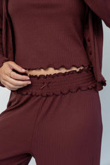 Louise Soft Knit Pajama Set | Baltic Born Mulberry