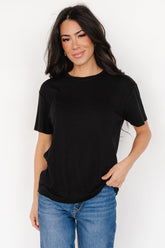 Elliot Relaxed Tee | Baltic Born Black