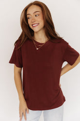 Elliot Relaxed Tee | Baltic Born Dark Rust
