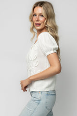 Eulalie Floral Cardigan | Baltic Born Off White