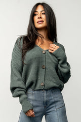 Gracie Knit Cardigan | Baltic Born Winter Green