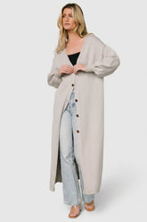 Ethel Long Cardigan | Baltic Born Gray