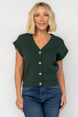 Lily Cardigan Sweater Top | Baltic Born Dark Green