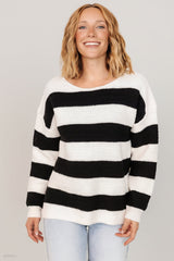 Cervinia Knit Sweater | Baltic Born Cream + Black