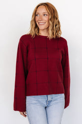 Remington Sweater | Baltic Born Red + Navy