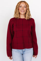 Remington Sweater | Baltic Born Red + Navy