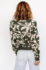 Aiden Sweater | Baltic Born Green Print