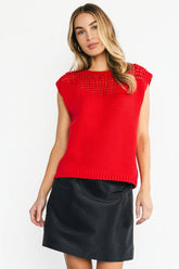 Bennett Sweater Top | Baltic Born Red