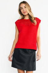 Bennett Sweater Top | Baltic Born Red
