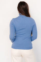 Lorelai Turtleneck Sweater Top | Baltic Born Blue