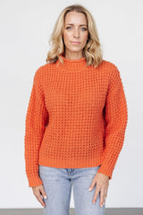 Syracuse Chunky Knit Sweater | Baltic Born Orange