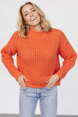 Syracuse Chunky Knit Sweater | Baltic Born Orange