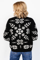 Elsa Sweater | Baltic Born Black + Off White