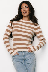 Milwaukee Striped Sweater | Baltic Born Camel + Ivory