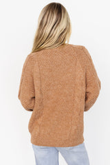 Lukas Cable Knit Sweater | Baltic Born Camel
