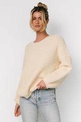 Sutherland Chunky Knit Sweater | Baltic Born Cream