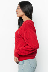 Heartfelt Sweater Top | Baltic Born Red
