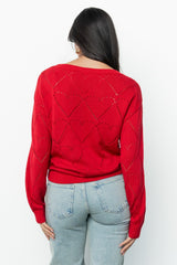 Heartfelt Sweater Top | Baltic Born Red