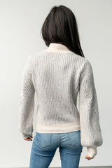 Vanessa Sweater | Baltic Born Natural + Blue Stripe