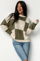 Jayda Sweater | Baltic Born Cream + Olive