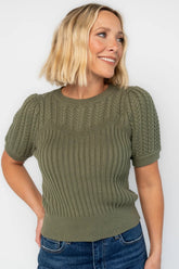 Linden Sweater Top | Baltic Born Olive