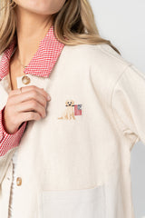 Scout Jacket | Baltic Born Ivory + Red Gingham