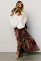 Jovie Faux Fur Shawl | Baltic Born Pearl