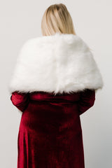 Jovie Faux Fur Shawl | Baltic Born Pearl