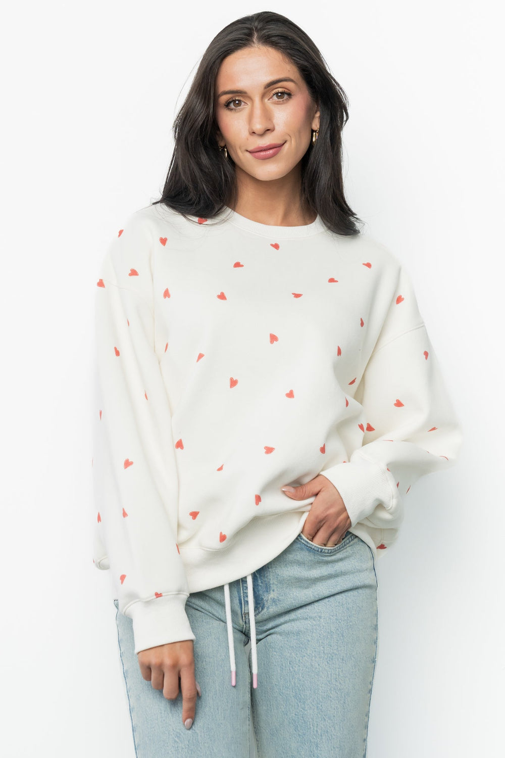 Lovestruck Sweatshirt | Baltic Born Cream + Red