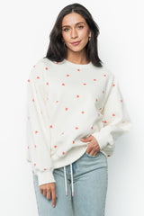 Lovestruck Sweatshirt | Baltic Born Cream + Red
