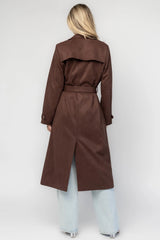 Carnegie Coat | Baltic Born Brown Suede