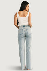 Ronda Mid Rise Ripped Jeans | Baltic Born Light Wash