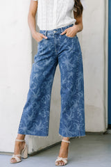 Cádiz Mid Rise Relaxed Jeans | Baltic Born Medium Floral Wash