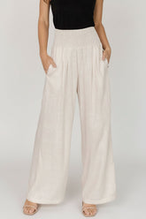 Parvati Smocked Waist Pants | Baltic Born Natural