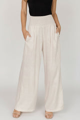 Parvati Smocked Waist Pants | Baltic Born Natural
