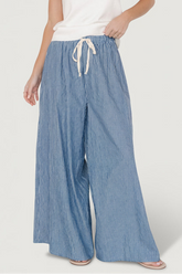 Odelia Striped Pants | Baltic Born Blue + Off White Stripe