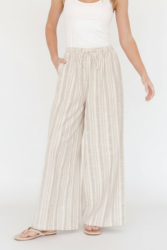 Antale Pants | Baltic Born Natural Multi Stripe