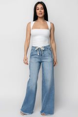 Jardin High Rise Wide Leg Jeans | Baltic Born Mid Wash